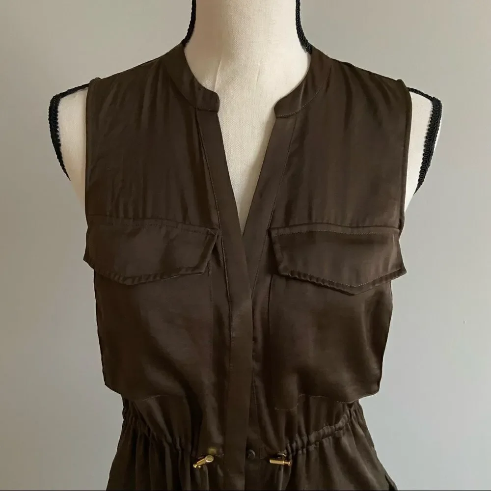 H&M Olive Green Tunic Dress - Picture 2 of 5